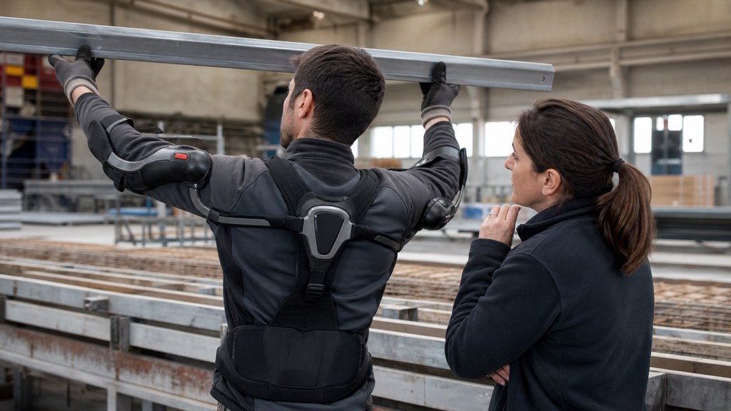 Exosquelette dans le BTP : tester l'aide sans déplacer le risque